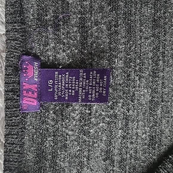 Dark Grey 3/4 Length Top - Picture 4 of 4